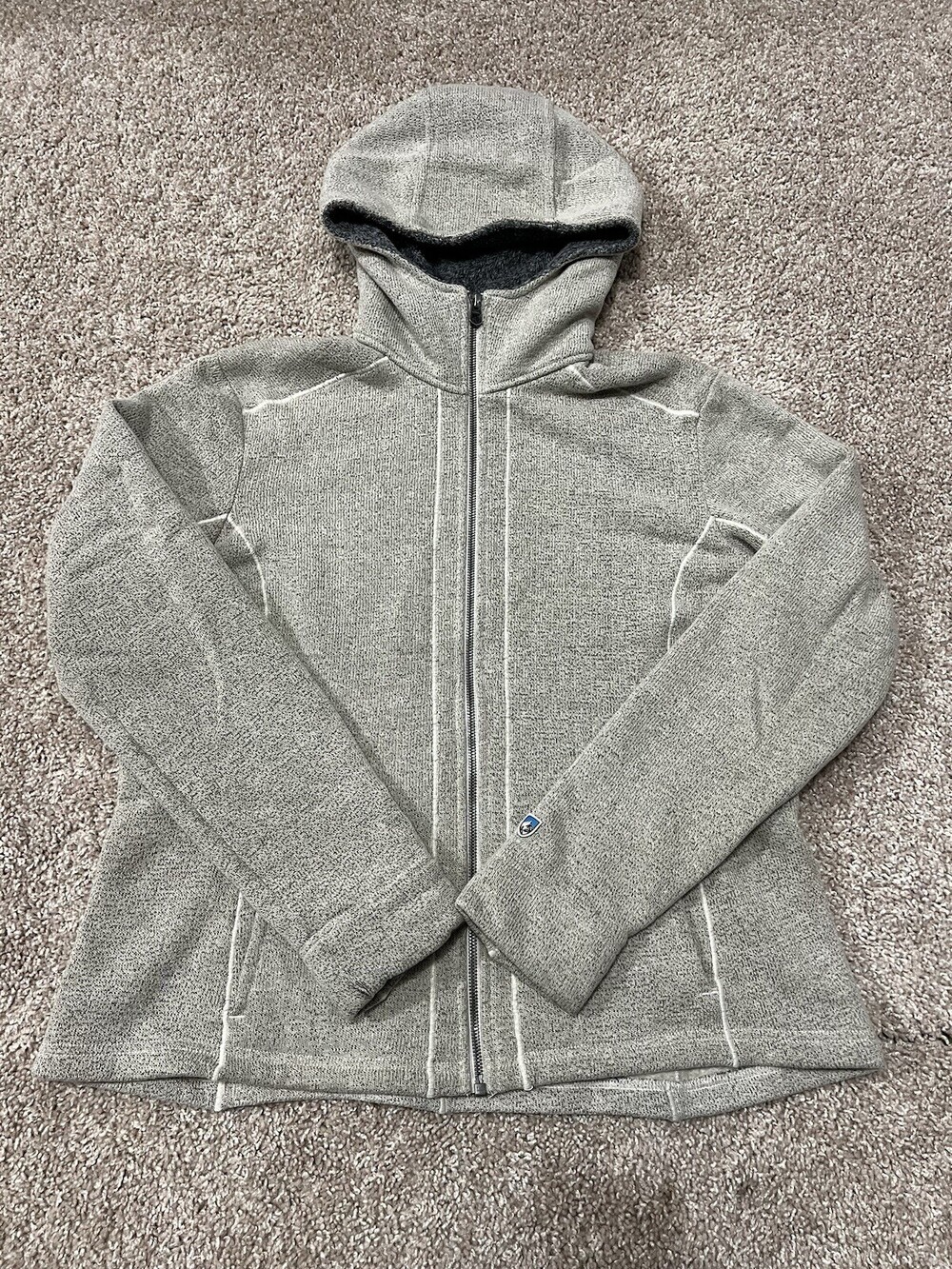 KUHL Hoodie Womens Size XL  Beige Full Zip